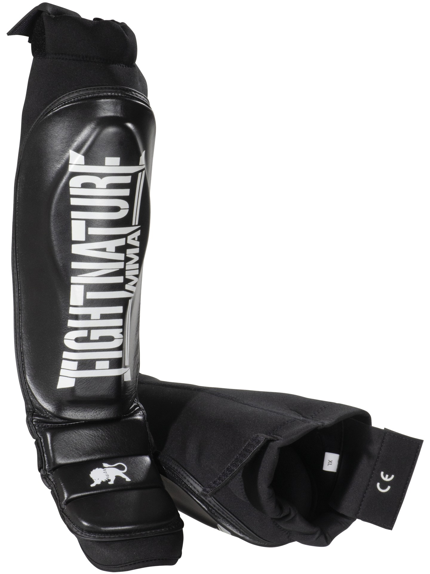 FIGHTNATURE Schienbein- und Spannschutz Leder MMA